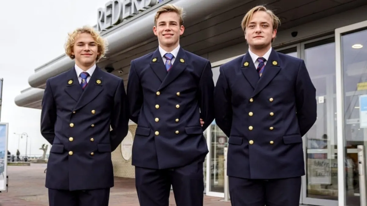 Studenten veerbootterminal